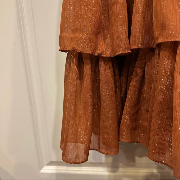 MAC DUGGAL | SPARKLY RUFFLE LAYERED GOWN #49287 - Picture 7 of 15